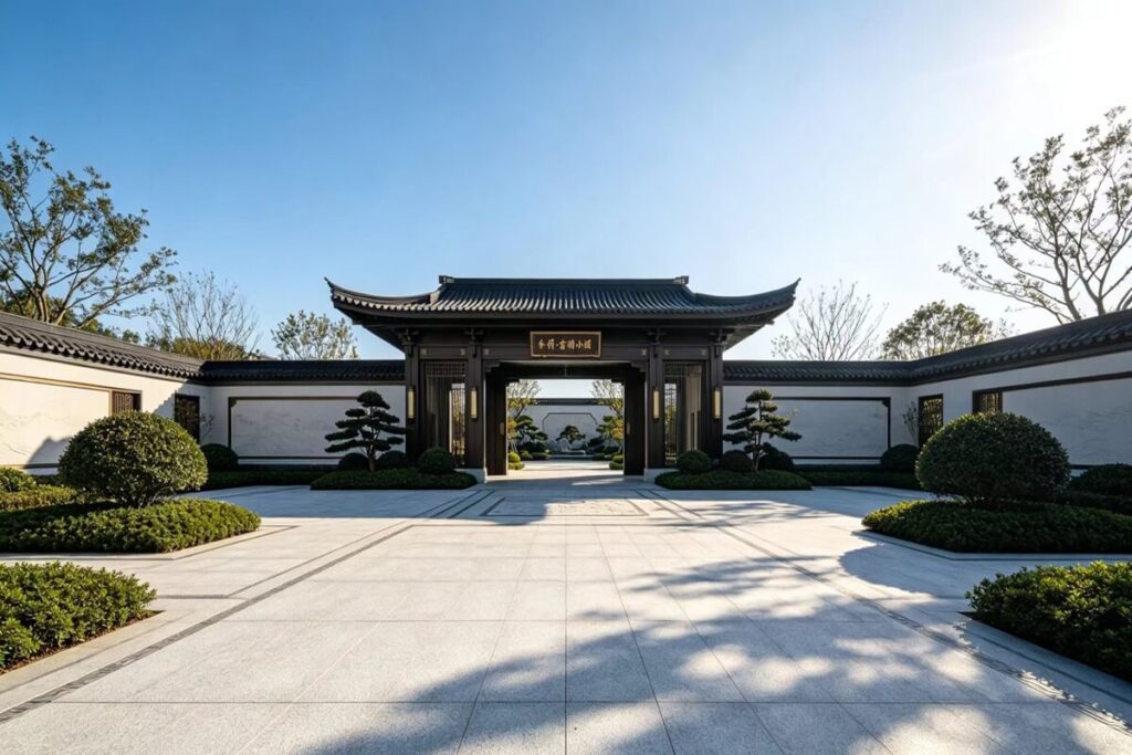 Changtai Wutian mountain G654 sesame black granite polished tile for villa exterior and interior decoration Fuxiang Stone
