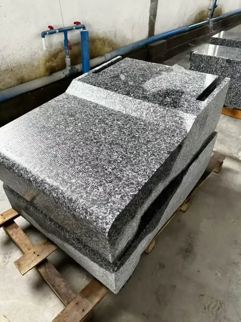 Jiangxi origin China blue granite, rough wholesale slabs for special-shaped engineering projects, Fuxiang Stone