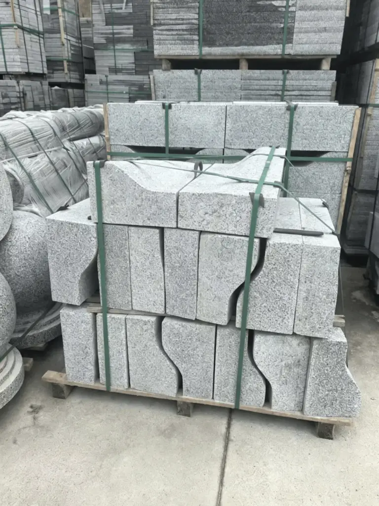Jiangxi Xingguo sesame grey granite flamed special shaped building blocks from Fuxiang Stone