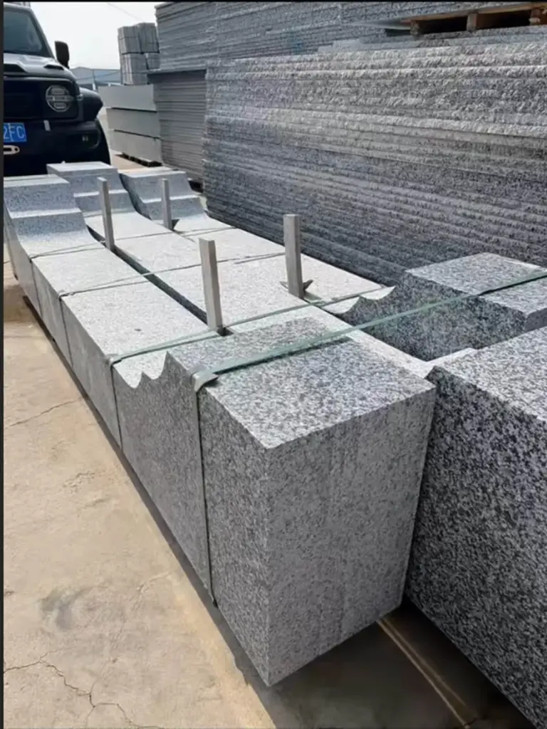 Authentic China dark changtai g654 sesame black granite, flamed stone for temple threshold, Fuxiang Stone